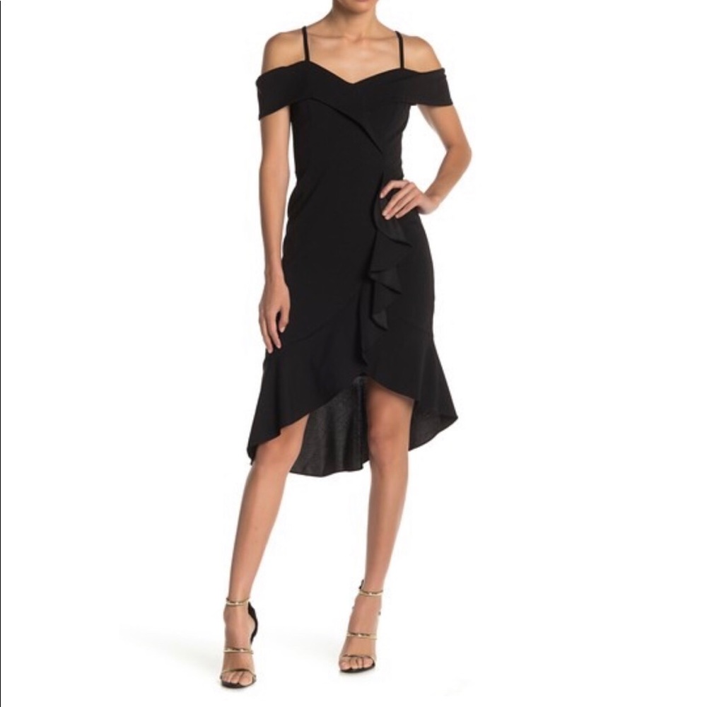 Bebe black date night dress